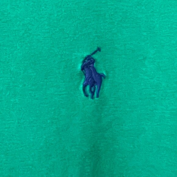 Polo Ralph Lauren Men’s Green T-Shirt Size Large – Classic Fit Short Sleeve - Picture 5 of 7